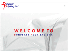 Tablet Screenshot of dunplast.com
